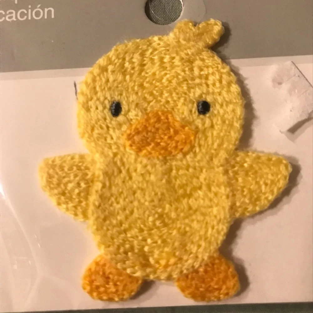Simplicity Yellow Chick Appliqué Pack with Orange Beak and Feet